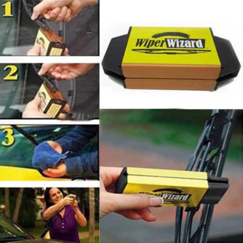Newest  Car Truck SUV Wiper Clean Brush Wizard Windshield Wiper Blade Restorer Cleaner