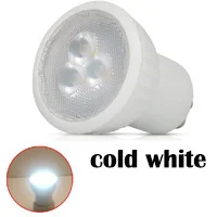 Светодиодный мини GU10 MR11 3 W 35 мм Точечный светильник, лампочка на замену галогеновым лампам, AC85-265V SMD 2835 домашнее освещение - Испускаемый цвет: 6000K cold white