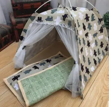 

Outdoor Indoor tent for cat small dog Portable foldable pet tent playpen puppy tents cats toy house pet teepee foldable house