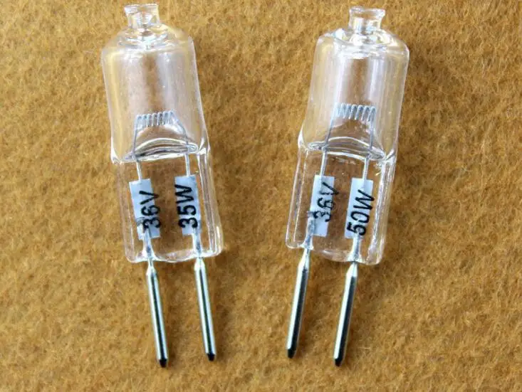 

10pcs/lot G5.3 36V halogen bulb 35w 50w Aroma lamp bulb Mechanical working light bulb 36v G5.3 crystal chandelier bulb