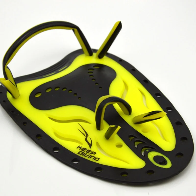 Professional Adjustable Swimming Paddles Training Silicone Hand Webbed Gloves Padel Fins Flippers Unisex Swimming Gear