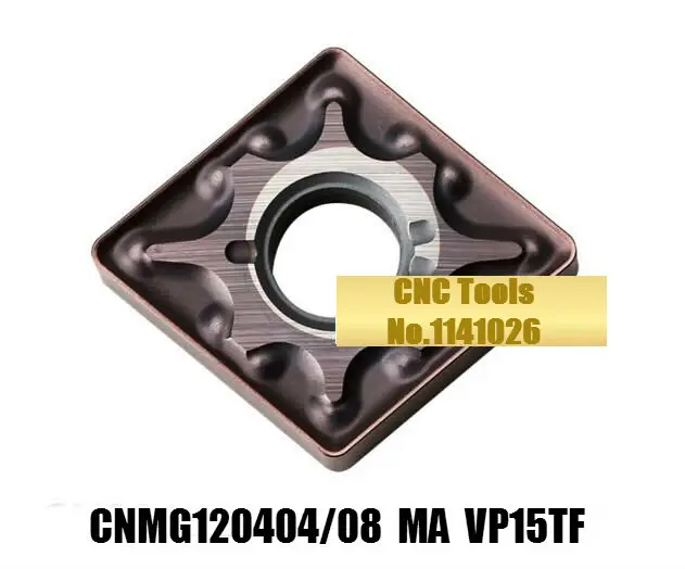 10PCS CNMG120404-MA/CNMG120408-MA/CNMG120412 MA VP15TF,original CNMG 120404/120408 insert carbide for turning tool holder