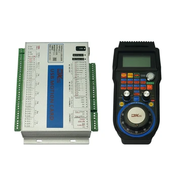 

6axis Mach3 Motion control card USB Wireless hand wheel for diy CNC Router Milling Machine