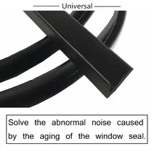 Универсальные 4 м резиновые уплотненные полоски для авто автомобиля Передняя Задняя Боковая дверь окна стекло старение аномальный звук шум