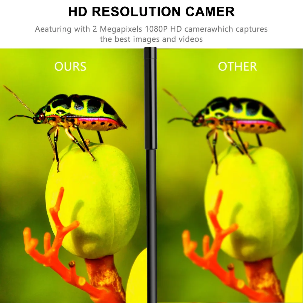 KZYEE 10 м беспроводной Эндоскоп 1200 P HD WiFi бороскоп Инспекционная камера 2 0
