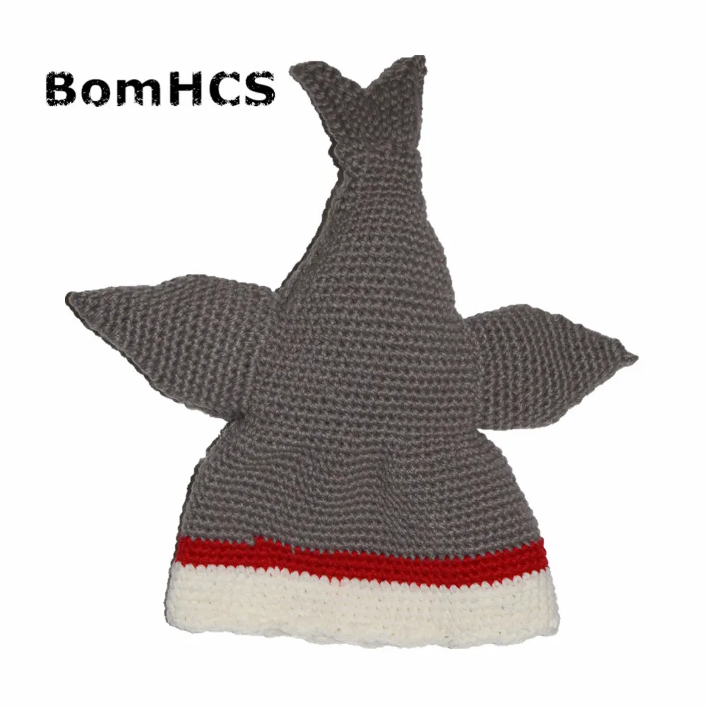 BomHCS Novetly Shark Hat ручная работа вязаная шапочка с животными для мартовских вечерние подарки