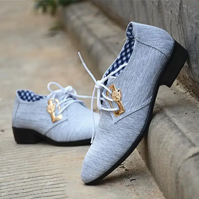 Spring And Summer Men's Business Casual Cloth Shoes Trend Male Tie