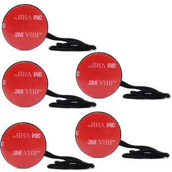 

5Pcs for GoPro accessories Safety Insurance Tether Straps With Sticker Mounting Kit For GoPro Hero 6 5 4 3+ 3 SJ4000 Xiaomi Yi