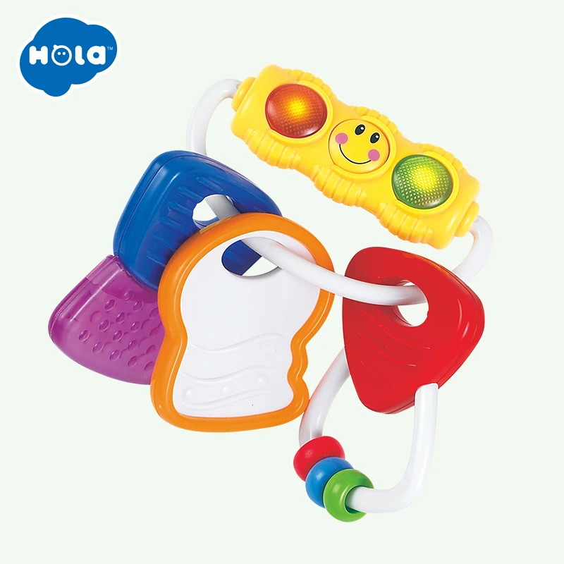 HOLA 306E Silicone Teethers Baby Ring TeetherBaby Teething Gift Toddler Toys