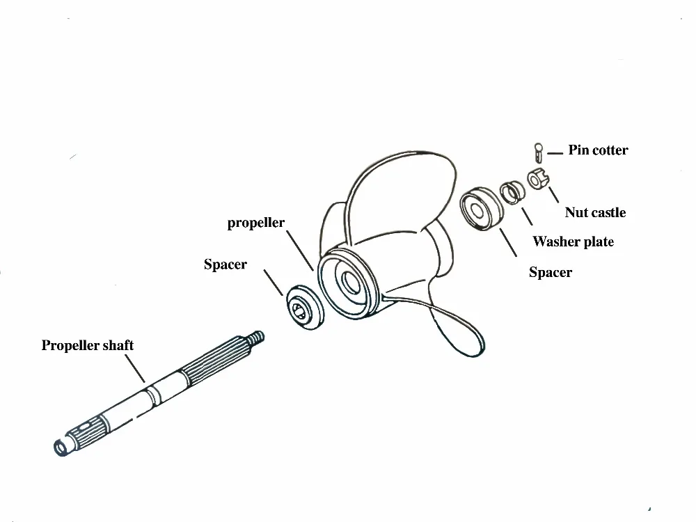 Набор деталей для suzuki 9,9-15hp пропеллеры двигателя подходят для suzuki прокладка шайба пластина гайка замок шплинт