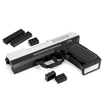 

AUSINI 22510 MP-45 Gun Model 1:1 Toys Building Blocks Sets 268pcs Educational DIY Assemblage Bricks Toys For Children