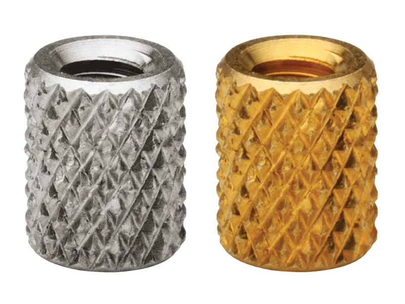 

3000pcs STKC-032-4/6/8/10 Molded-in Threaded Inserts Thru-Threaded Knurled-Unified Stainless Steel PEM Knurled Nuts Wholesale