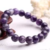 Good Natural Tourmaline Bracelet Olivine Peridot Stone Bracelets 6mm 8mm 10mm 12mm Semi-precious Stone Tourmaline Quartz Jewelry ► Photo 3/6