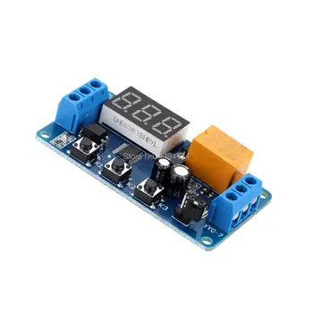 

WQScosea Q8S-211 DC Cycle Delay Timer Time Relay Module Automation Control LED Display ON OFF Switch 3V 3.7V 4.5V 5V 6V 7V