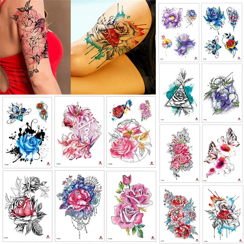 مثير للماء لصاقات وشم بيكيني الوشم والجسم الفن زهرة روز الوشم وهمية نقل المياه الوشم المؤقتة الوشم الساق الذراع مثير للماء لصاقات وشم بيكيني الوشم والجسم الفن زهرة روز الوشم وهمية نقل المياه الوشم المؤقتة الوشم الساق الذراع