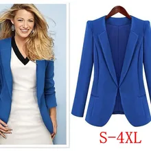 Женское модное повседневное пальто больших размеров XL, 2XL, 3XL, 4XL, женские костюмы Blaser Feminino, черный, синий, скрытый однобортный