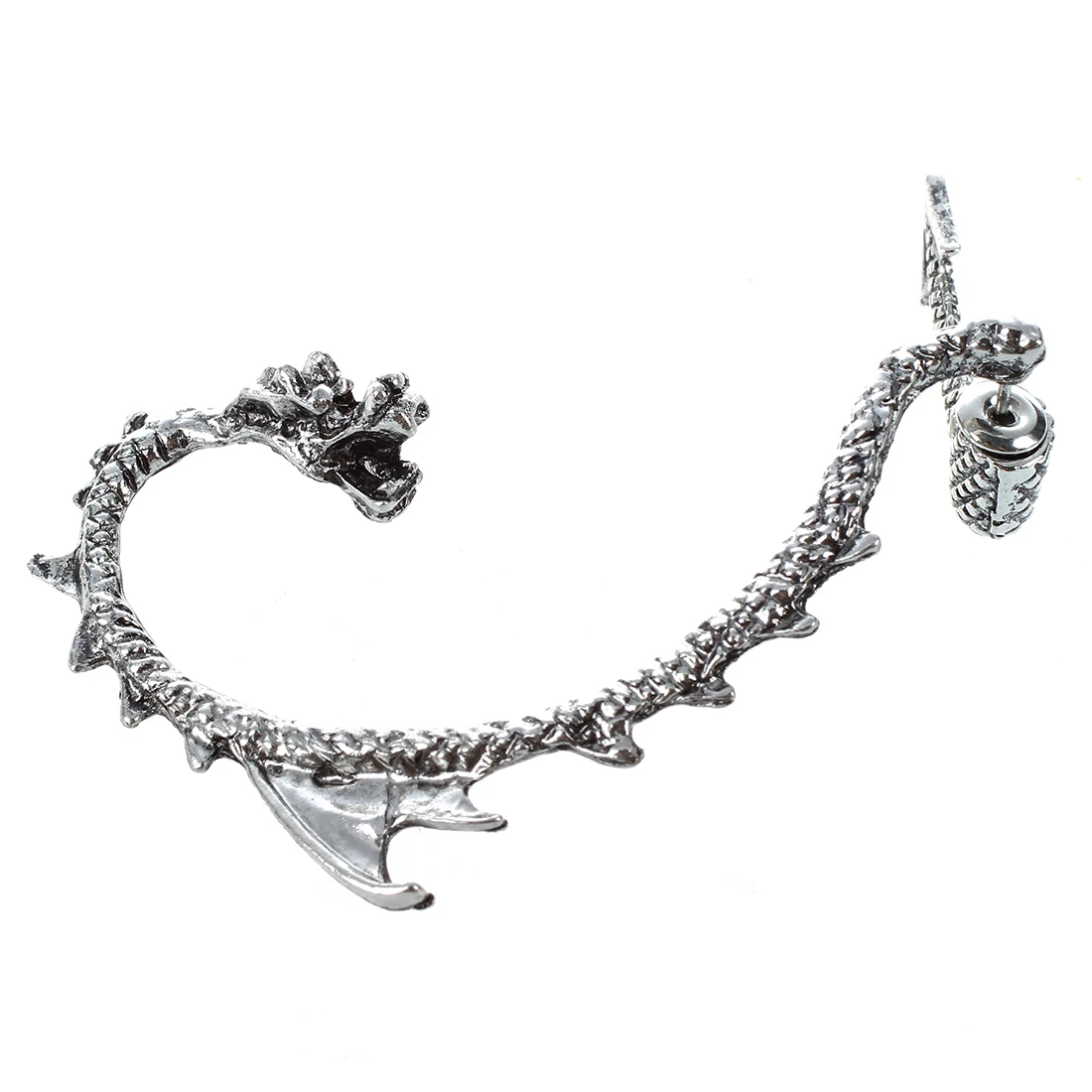 

The Dragon's Lure (stud) - Single Gothic Earring