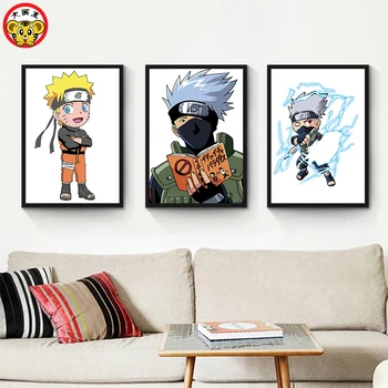

painting by numbers art paint by number Kakashi and Naruto home decoration painting big painting king DIY digital painting hand-