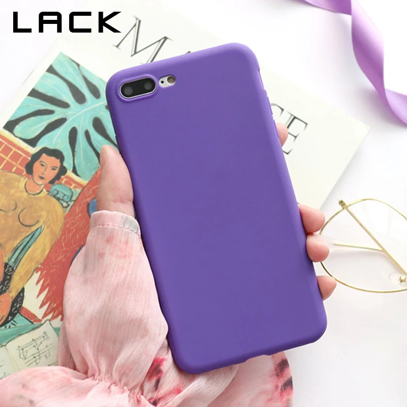 LACK Fashion Solid Color Phone Case For iphone X Case For iphone 7 6S 6 8 Plus Vintage Purple Yellow Back Cover Soft Cases Capa LACK Fashion Solid Color Phone Case For iphone X Case For iphone 7 6S 6 8 Plus Vintage Purple Yellow Back Cover Soft Cases Capa