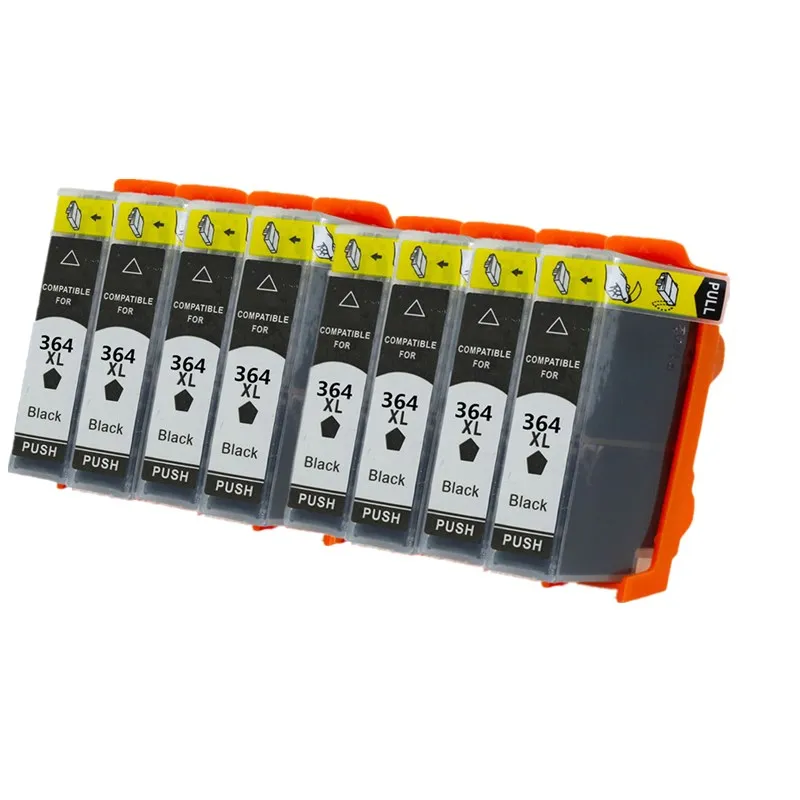 8BK Чернильные картриджи Замена для HP364XL 364XL 364 XL HP364XL Photosmart D5445 D5460 D5463 D5468 C5324 C5370 C5373 C5380 - Цвет: 8BK