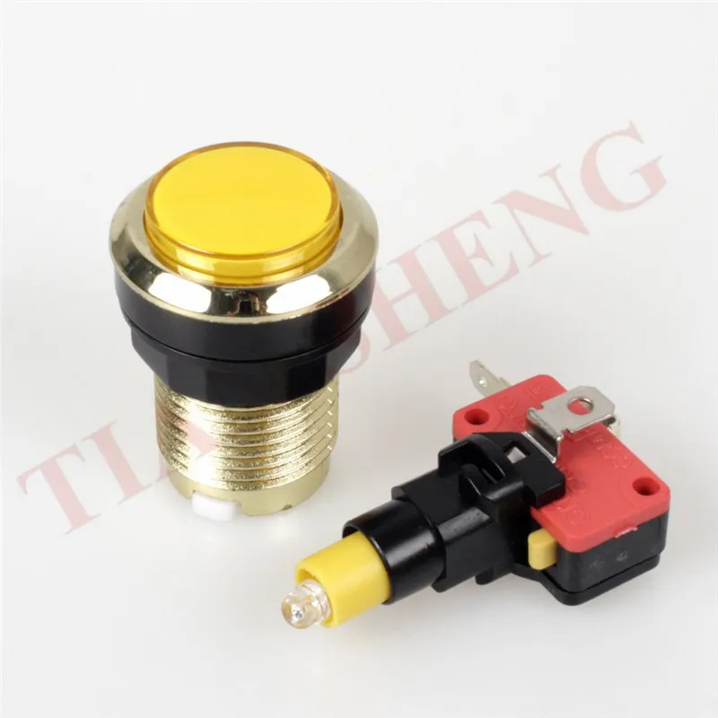 Gold-plated-Arcade-Push-Button-12V-LED (4)