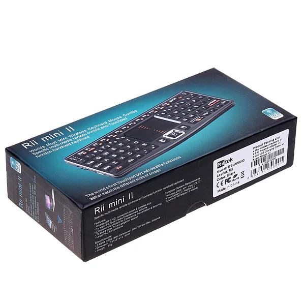 2,4G Rii N7 Мини-клавиатуры Беспроводной клавиатуры QWERTY 27 Светодиодная подсветка Беспроводная клавиатура для ноутбук аксессуары