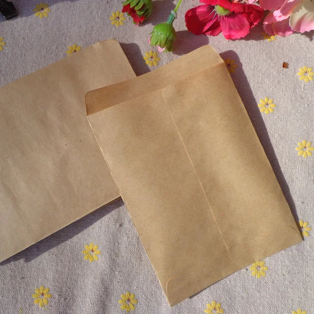 9x12 5cm Vintage Blank Kraft Envelope Plain Mini 9x12 5cm Vintage Blank Kraft Envelope Plain Mini Bag
