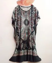 Fashion Tropical Femininas Women Dress Casual Quality Chiffon Summer Style Brand Vestidos De Festa Print Summer Dresses