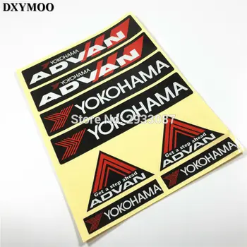 

1 Set Motorcycle Helmet LaptopBike Vinyl Car Whole Body Decals Bumper Car Window Stickers for ADVAN YOKOHAMA