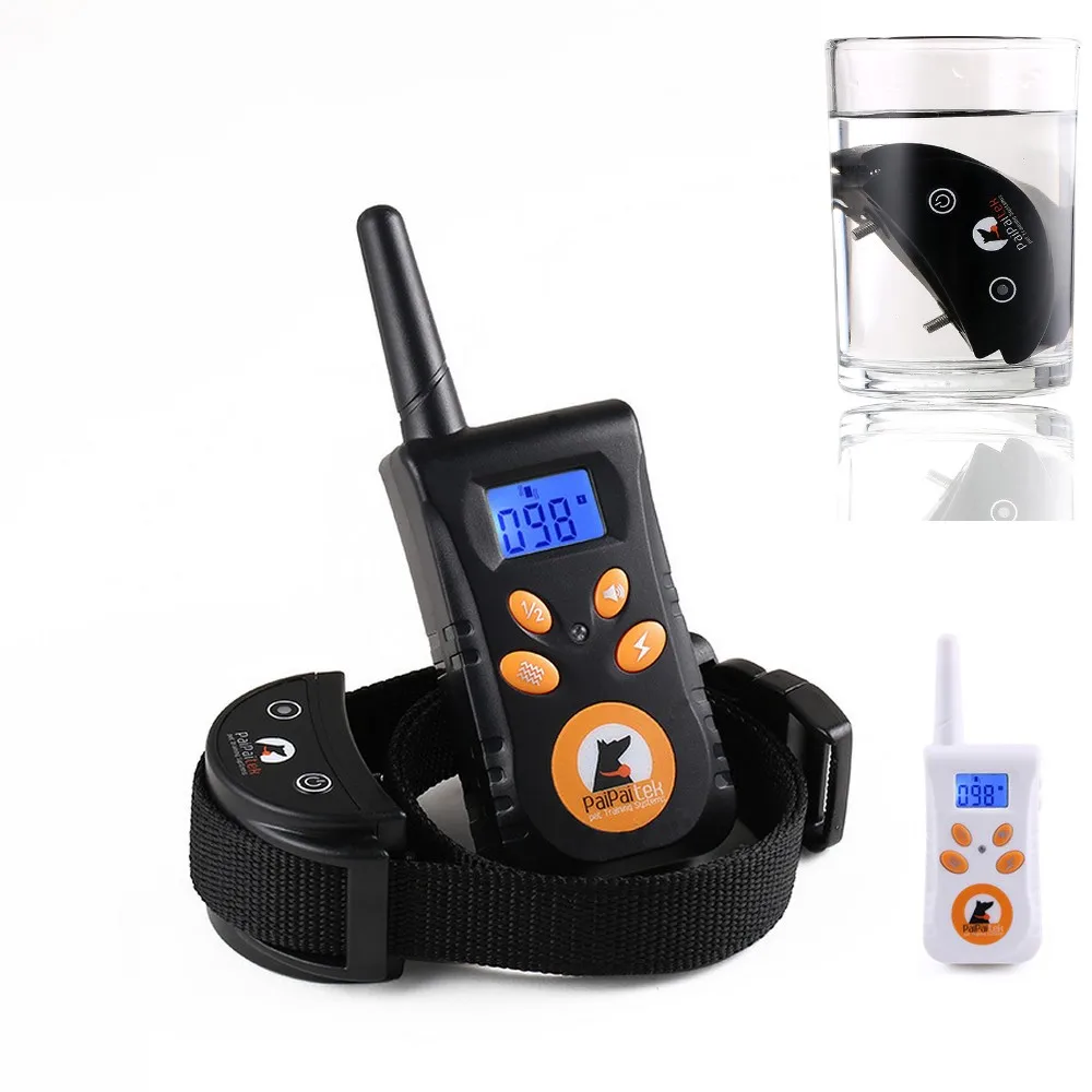 

PaiPaitek RC Pet Dog Training Collar Electric Shock Vibration Light Voice Dog Training Device Pet Dog Trainer Small Dogs