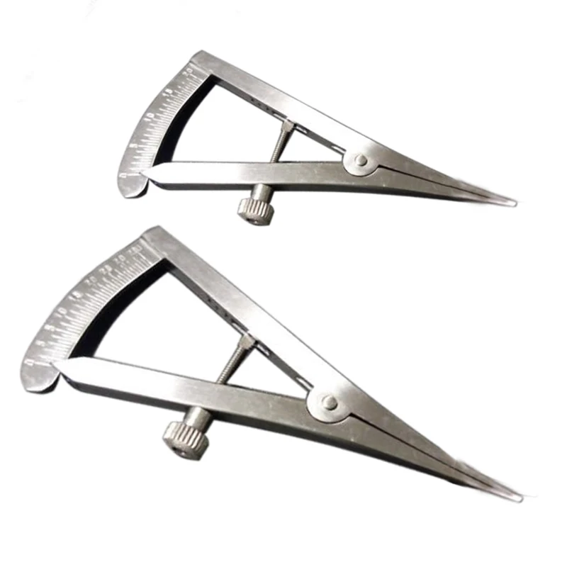 

1 PCS Metal Dental Gauge Caliper Dental Caliper Straight Head Dental Lab Planting Tool Castroviejo Bone Calipers