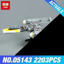 Lepin 05143 2203 Pcs Série Star Wars O 75181 Nova Y-asa Conjunto de Blocos de Construção do Modelo Starfighter Bricks DIY Brinquedos para As Crianças Como presentes
