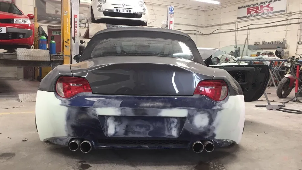 2003-2005 BMW Z4 E85 40mm Fender Flares (Rear) 6Pcs (9)