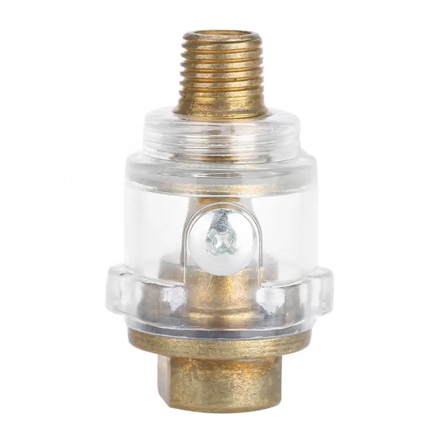 

1/4" BSP Mini In Line Air Tool Oil Lubricator Oiler Compressor Pipe Automatic Lubrication Oiler for lubricating Car Accessories