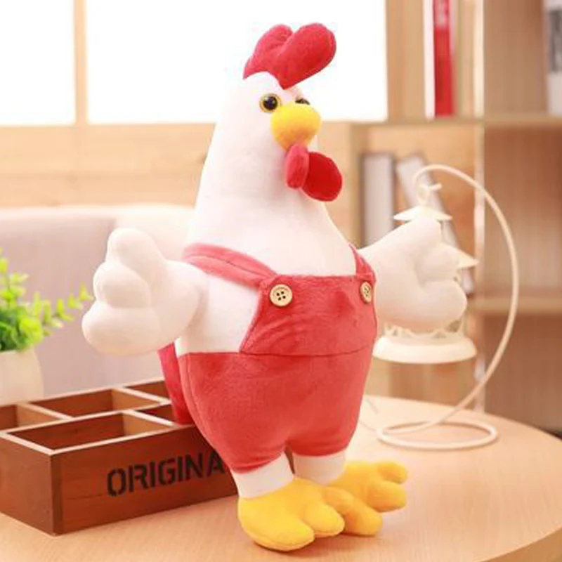 30CM Chicken Doll Stuffed & Plush Animals Children Kids Toys Cock Dolls