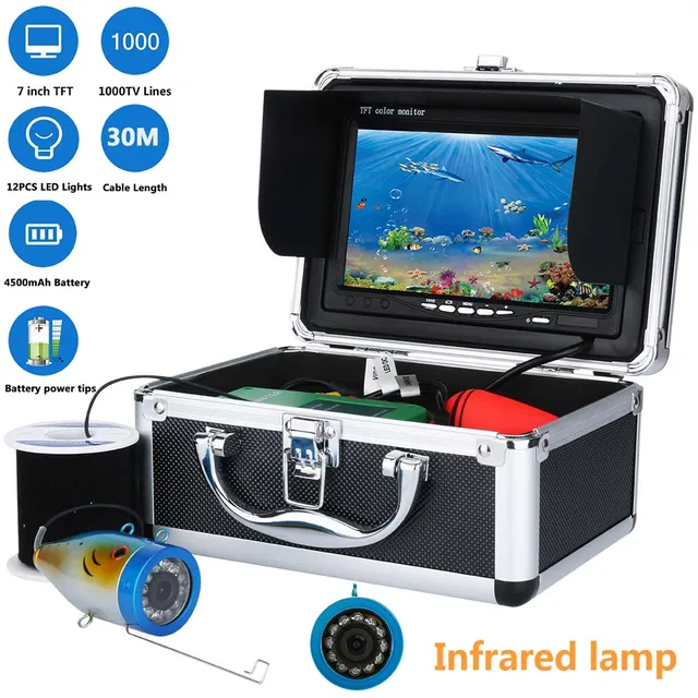 Cheap MAOTEWANG 7" Inch TFT HD 1000tvl Underwater Fishing Video Camera Kit 12 PCS LED Infrared Lamp Lights Fish Finder 10M 20M 30M Cheap MAOTEWANG 7" Inch TFT HD 1000tvl Underwater Fishing Video Camera Kit 12 PCS LED Infrared Lamp Lights Fish Finder 10M 20M 30M