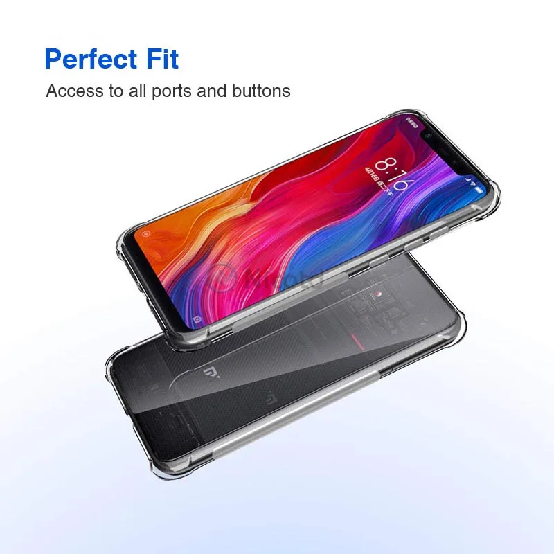 TPU Case for Xiaomi Mi 8SE 8 Explorer Clear Phone Case for Xiomi 8 mi8 lite 8SE Transparent Soft Silicone Phone Back Cover  (6)