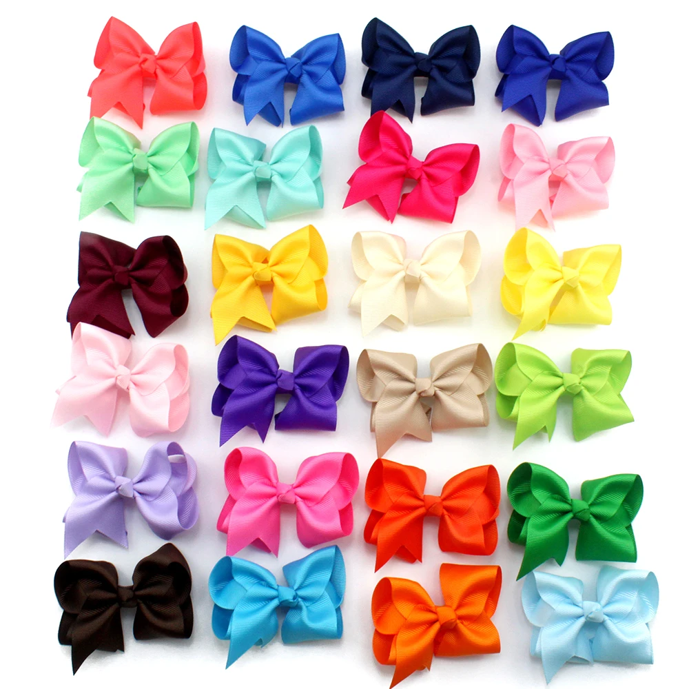 Adogirl Wholesale Hair Accessories 3 inch Big Ribbon with Clips School