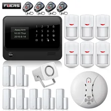 Wifi сигнализация 2,4G WiFi GSM сенсорная клавиатура Беспроводная GSM Автонабор DIY сигнализация Охранная домашняя система охранной сигнализации
