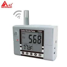 AZ-77231 Крытый настенный индикатор качества воздуха CO2 температурный монитор