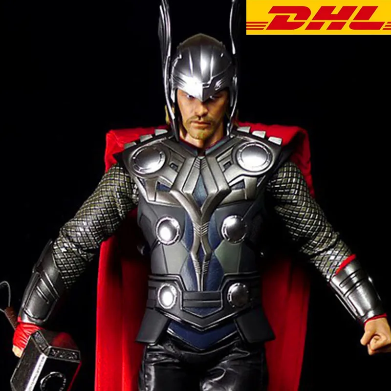 

Avengers 1:1(LIFE SIZE) Adult Halloween Party Resin Full Face Thor Mask Helmet Crafts Cosplay Collectible Model Toy T125