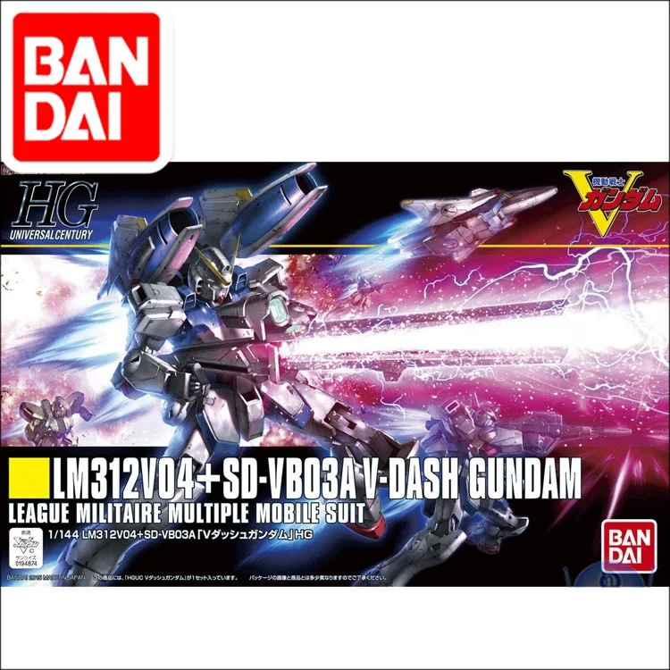 Оригинальный японский Gundam HG 1/144 модель LM312V04 + SD V DASH победы GUNDAM мобильный костюм