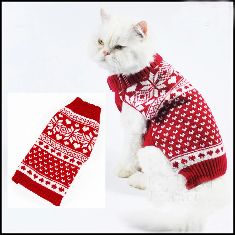 ハートプリントかぎ針編み猫セータープルオーバーアランペット犬ソフト暖かい冬服ニットプルオーバー用キティ子犬 Pullover Bib Pullover Warmpullover Knitted Aliexpress