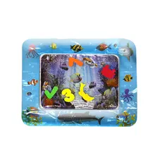 D ПВХ-подложка Надувная Детская круглая вода открытый светильник для газона и бассейна коврик Детская игрушка