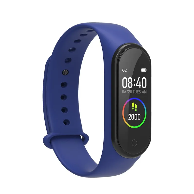 

M4s 0.96inch Screen 5 Colors Smart Watch Heart Rate Monitor Blood Pressure Fitness Tracker Smart Wristband Sport For IOS/Android
