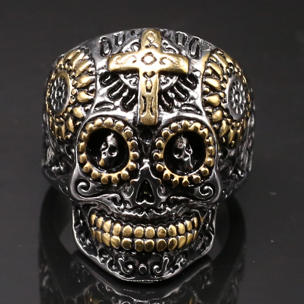 2024 Nuovo Punk Rock Anello in acciaio inossidabile 316L