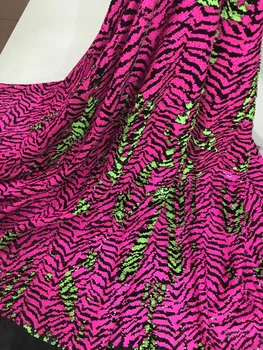 

5yards/lot Gorgeous African lace fabric embroidered tulle mesh lace fabric Yaking-91408 with sequins