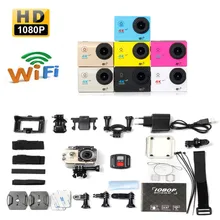 Bike Bicycle Computer Camera New Full HD 1080P WIFI H16R Action Sports Camera Camcorder Waterproof+Remote (EU PLUG) A2