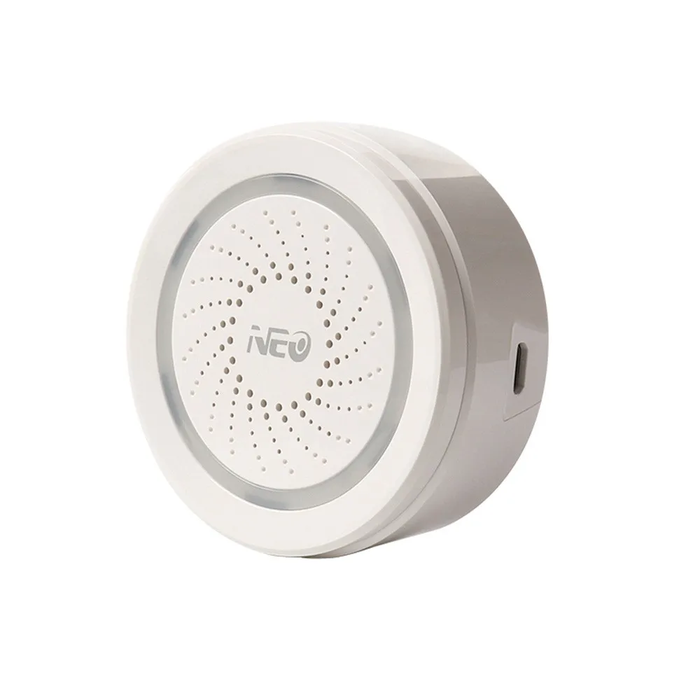 EPULA Новый WiFi USB сирена датчик умный беспроводной с Alexa Echo и Google Home для Android IOS |
