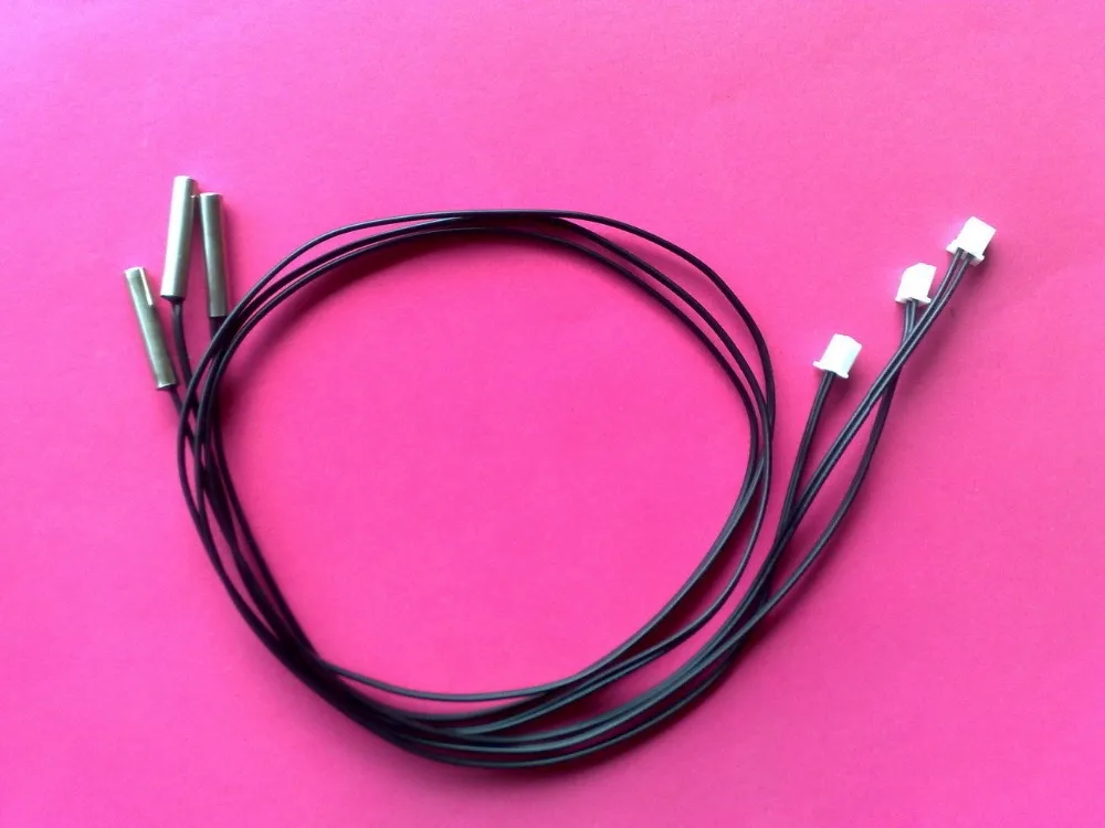 Free shipping 10pcs ntc temperature sensor 10k B3950 ntc probe 5*25MM